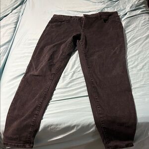 Maurices Women's Black Straight Leg Jeans 16w tall. Nice jeans. Mid rise.